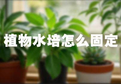 植物水培怎么固定