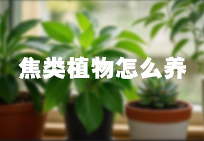 焦类植物怎么养