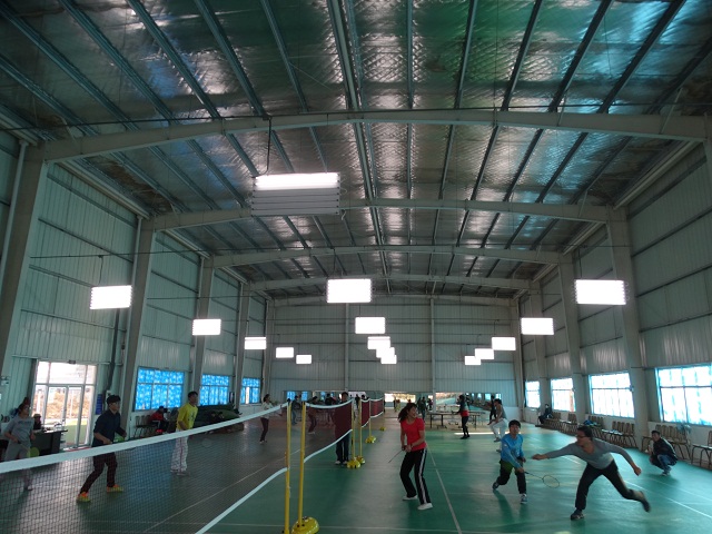 我系举办2014年师生羽毛球友谊赛 我系举办2014年师生羽毛球友谊赛